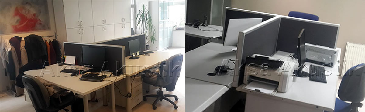 Ofis ve İş Yerleri İçin Masa Seperatörü ve Akustik Panel